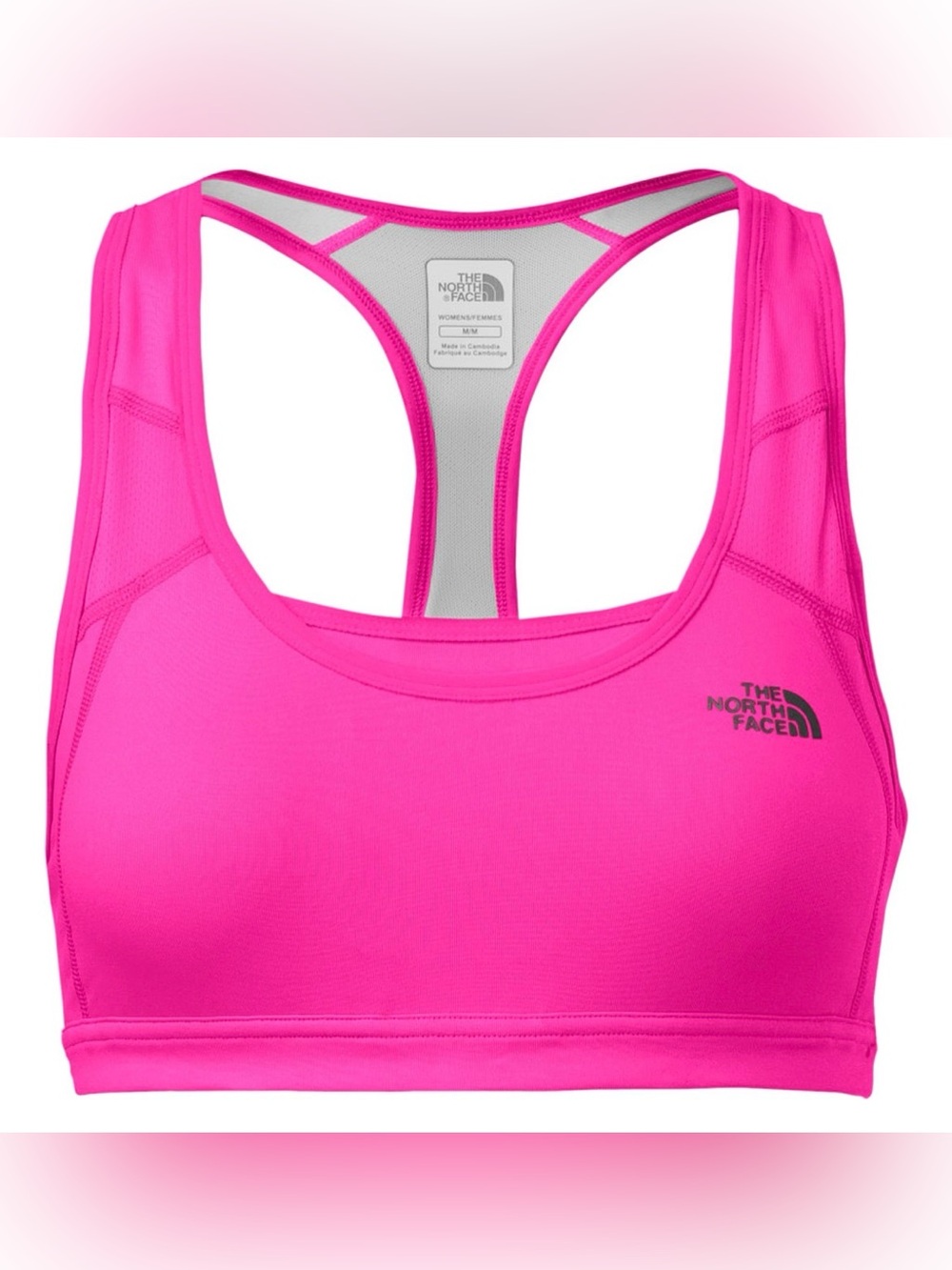 The North Face Stow and Go II Pink Racerback Sports Bra XL